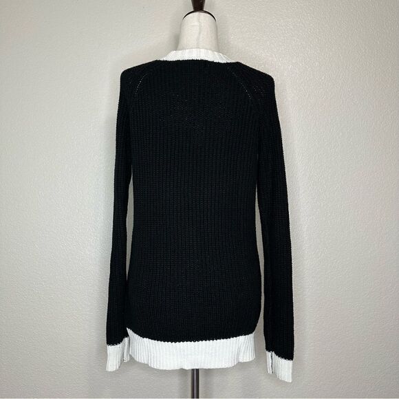 Forever 21 Women’s Colorblock Front Button Long Sleeves Cardigan - Picture 8 of 13